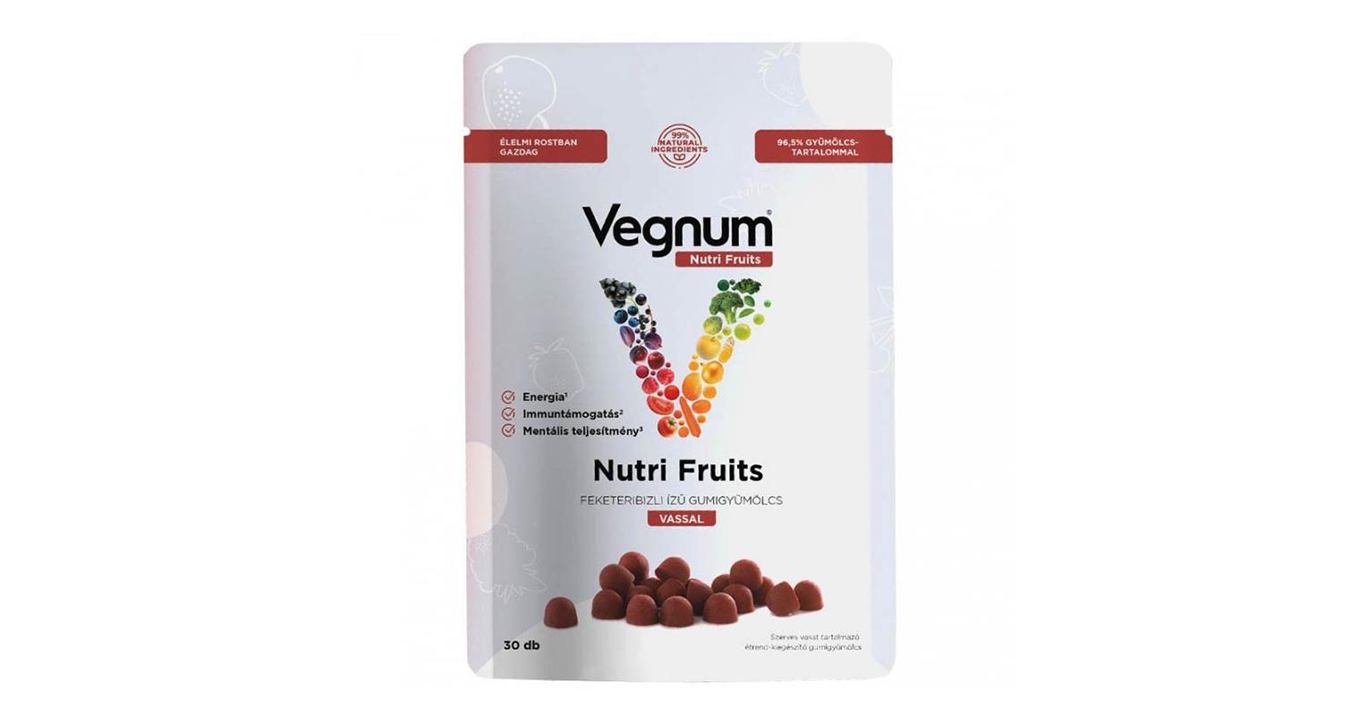 Vegnum Nutri Fruits Vas gumigyümölcs 30x Gemil Pharma Kft.