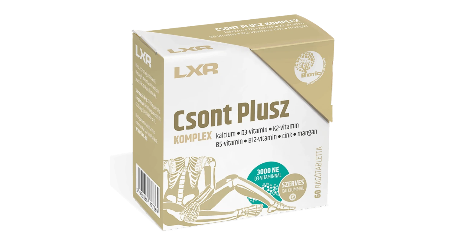 LXR Csont Komplex rágótabletta 60x | Biotic Gyógyszerészeti Kft. | Napi ...