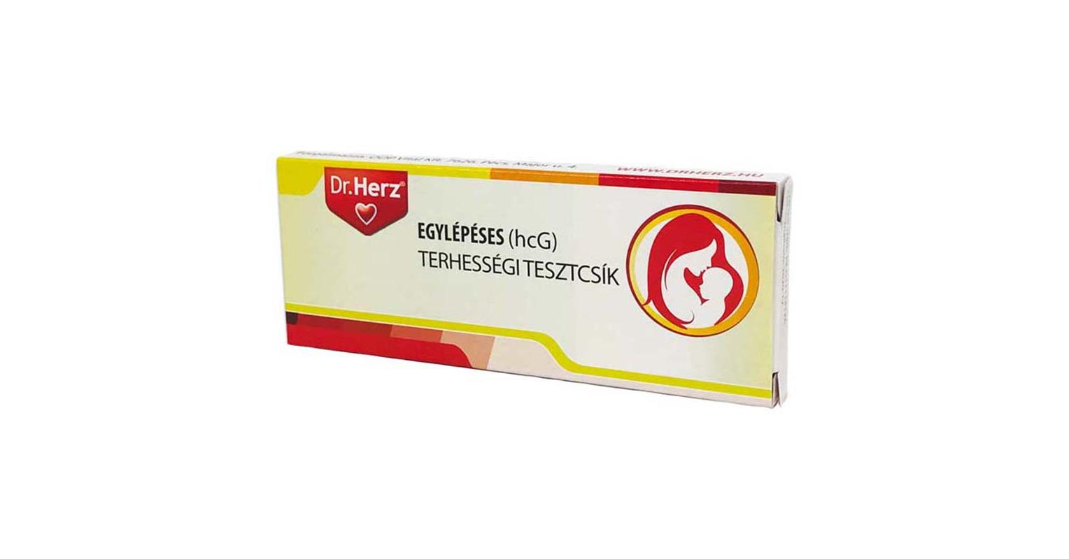 Dr. Herz Egylépéses terhességi tesztcsík 1x ODP Vital Kft. Napi Vitamin
