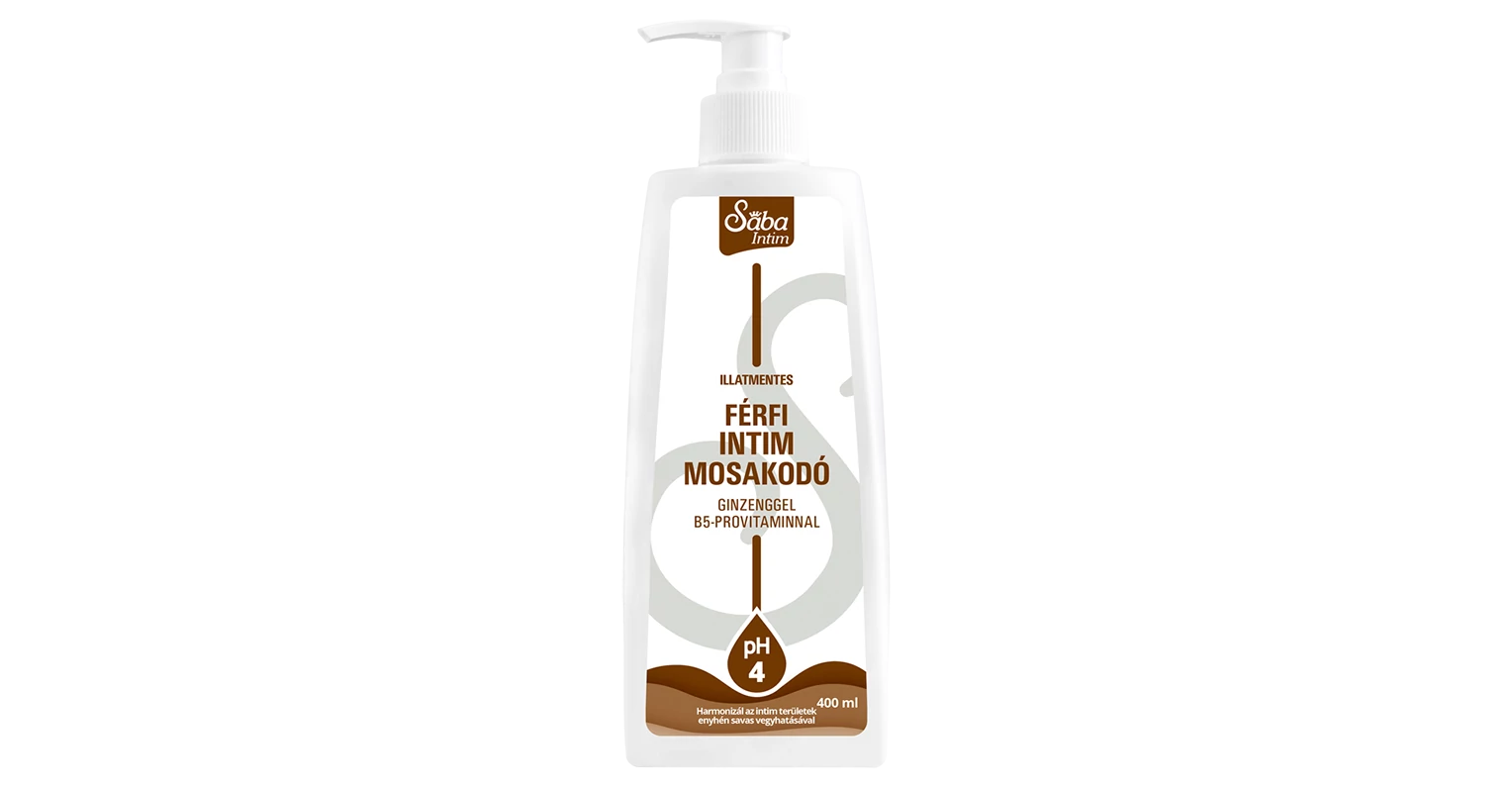 Sába Intim Férfi mosakodó illatmentes 400ml | Sába | Napi Vitamin