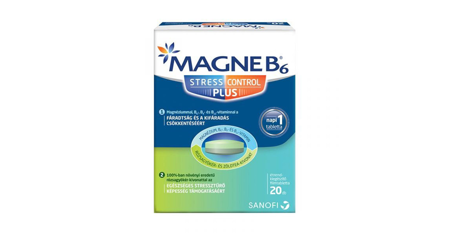 Magne B6 Stress Control Plus tabletta 20x - Sanofi - Napi Vitamin