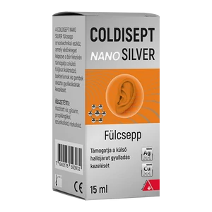 Coldisept NanoSilver fülcsepp 15ml