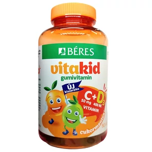 Béres Vitakid C+D3 gumivitamin 90x