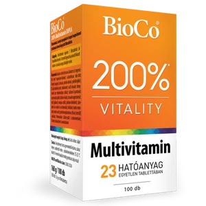 BioCo Multivitamin 200% Vitality filmtabletta 100x