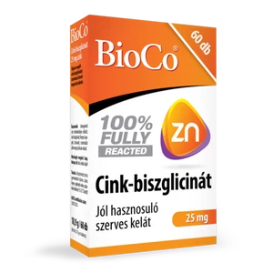 BioCo Cink-biszglicinát 25mg tabletta 60x