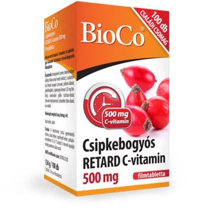 BioCo Csipkebogyó C-vitamin 500 mg retard tabletta 100x