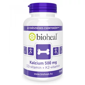 Bioheal Kalcium 500 mg + D3-vitamin + K2-vitamin 70x