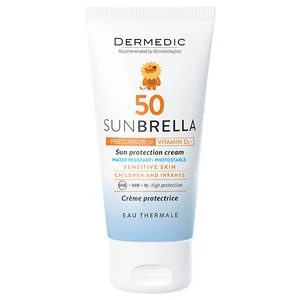 Dermedic Sunbrella Baby napfényvédő arckrém gyermekeknek és babáknak SPF50 50ml