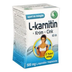 Dr. Chen L-karnitin 500 + króm + cink kapszula 60x