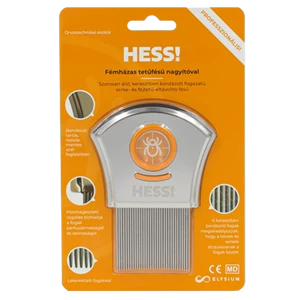 HESS! Fémházas tetűfésű nagyítóval 1x