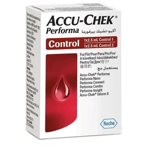 AccuChek Performa kontroll oldat 1x