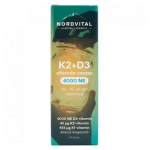 Nordvital K2+D3 vitamin csepp 30ml