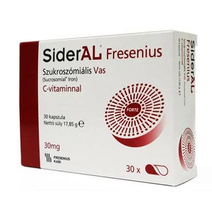 SiderAL Vas C vitaminnal kapszula 30x