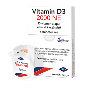 IBSA Vitamin D3 2000NE szájban oldódó lapka 30x