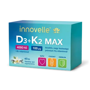 Innovelle D3+K2 MAX 4000NE rágótabletta 60x