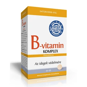 Interherb B-vitamin Komplex mega dózis tabletta 60db