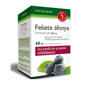 Interherb NAPI1 Fekete áfonya Extraktum 250 mg 60 db