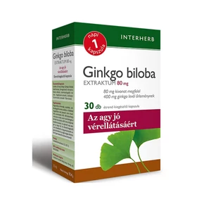 Interherb NAPI1 Ginkgo biloba Extraktum 80mg 30 db