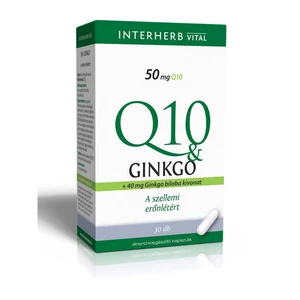Interherb Q10 &amp;amp; Ginkgo kapszula 30db