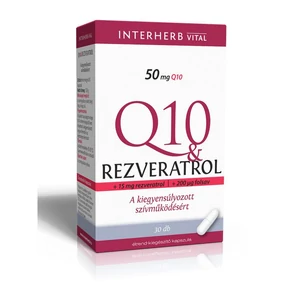 Interherb Q10 &amp;amp; Rezveratrol kapszula 30db