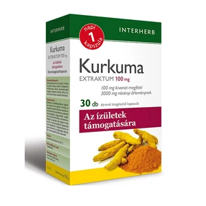 Interherb NAPI1 Kurkuma Extraktum 100mg 30 db