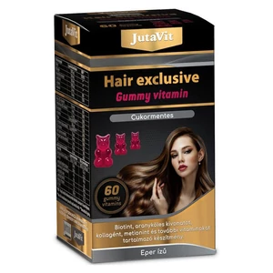 JutaVit Hair Exclusive eper ízű cukormentes gumivitamin 60x