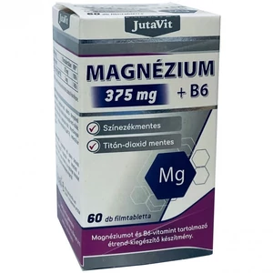JutaVit Magnézium 375mg+B6 tabletta 60x