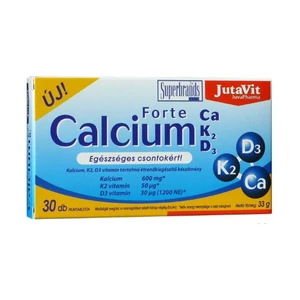 JutaVit Calcium Forte + K2 + D3 tabletta 30x