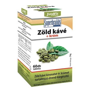 JutaVit Zöld kávé + króm tabletta 60x