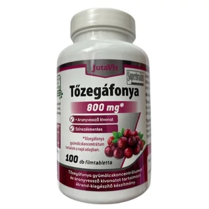 JutaVit Tőzegáfonya 800mg + Aranyvessző kivonat 100x