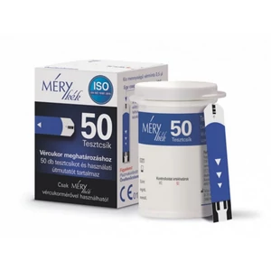 Mérykék Tesztcsík 50x