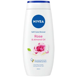Nivea Rose &amp; Almond Oil krémtusfürdő 250ml