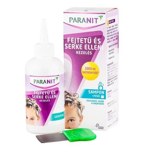 Paranit fejtetű irtó és serke eltávolító sampon fésűvel 200ml