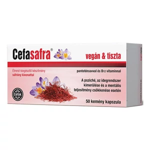 Cefasafra Sáfrány Kivonat Tartalmú Kapszula 50x