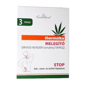 Cannaderm Thermolka melegítő tapasz 3x