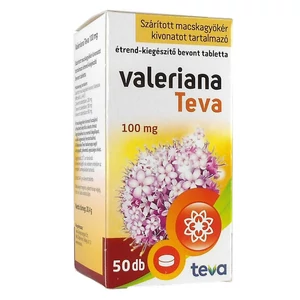 Valeriana Teva 100 mg bevont tabletta 50x