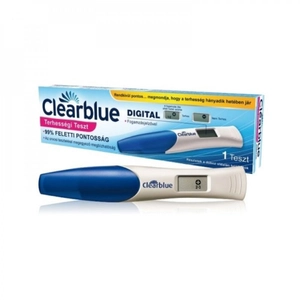 Clearblue Plus digitális terhességi teszt fogamzásjelzővel 1x