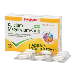 Walmark BioPerine Kalcium-Magnézium-Cink Aktív tabletta 30x