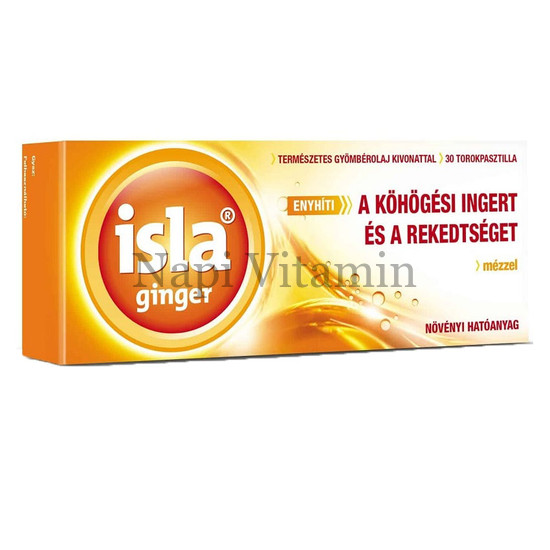 Isla Ginger torokpasztilla 30x