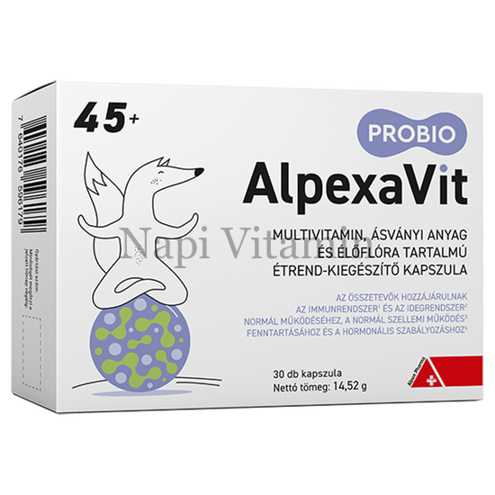 AlpexaVit Probio 45+ kapszula 30x