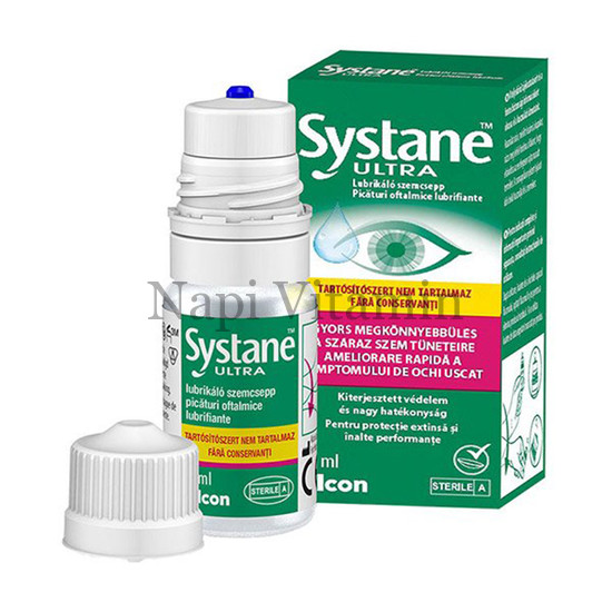Systane Ultra tartósítószermentes szemcsepp 10ml