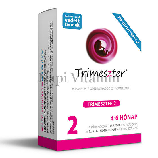 Trimeszter 2 várandósoknak jódmentes tabletta 60x