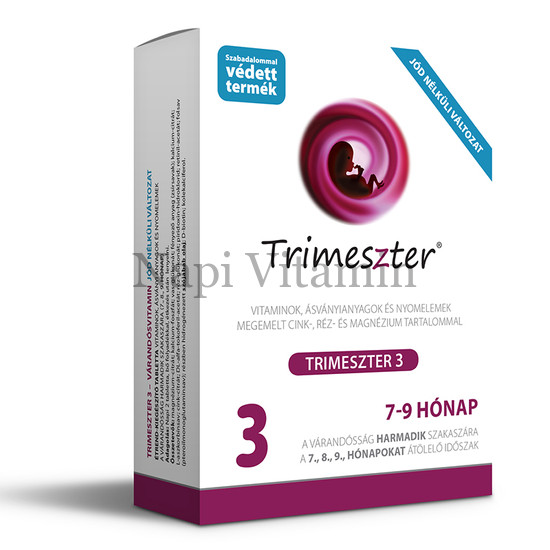Trimeszter 3 várandósoknak jódmentes tabletta 60x
