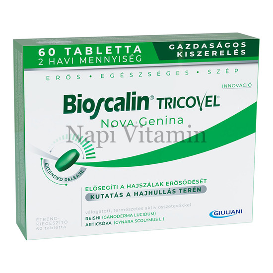 Bioscalin Tricovel Nova Genina tabletta 60x Bioscalin Tricovel Nova Genina tabletta 60x