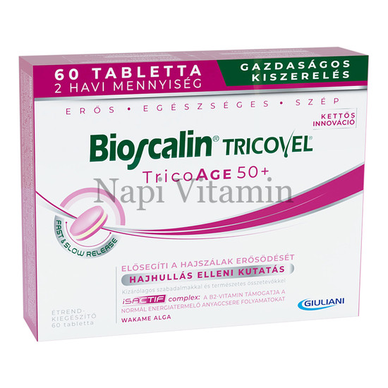 Bioscalin Tricovel TricoAge 50+ tabletta 60x