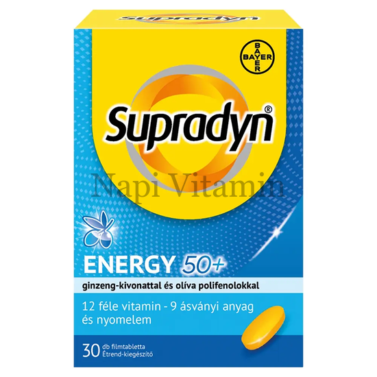 Supradyn Energia 50+ filmtabletta 30x