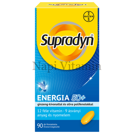 Supradyn Energia 50+ filmtabletta 90x