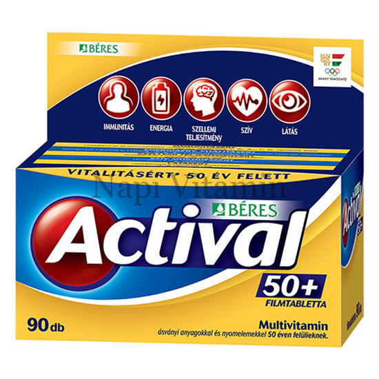 Actival 50+ filmtabletta 90x