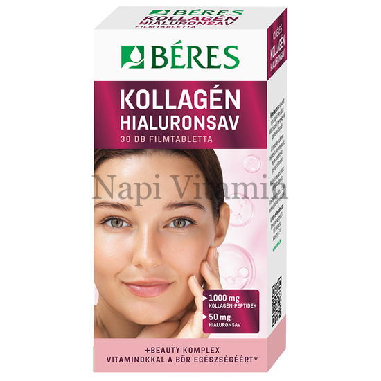 Béres Kollagén hialuronsav filmtabletta 30x