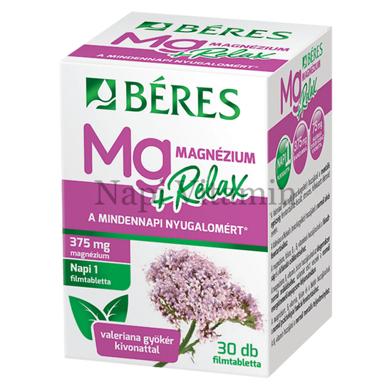 Béres Magnézium +Relax filmtabletta 30x
